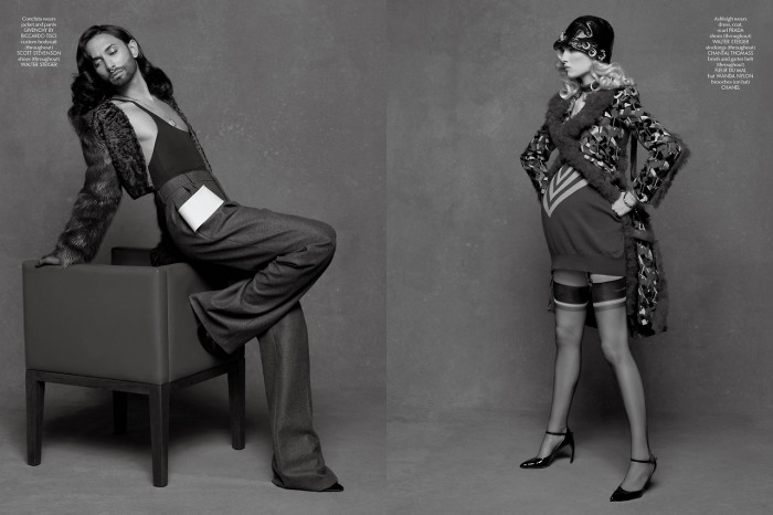 Conchita Wurst dresses for Karl Lagerfeld in new shoot 3