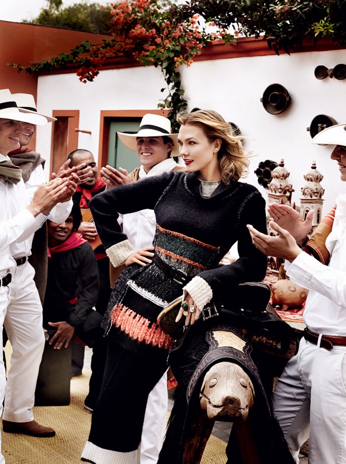 Karlie Kloss Takes Fall's HIGH Fashions on a Trip to Peru 9