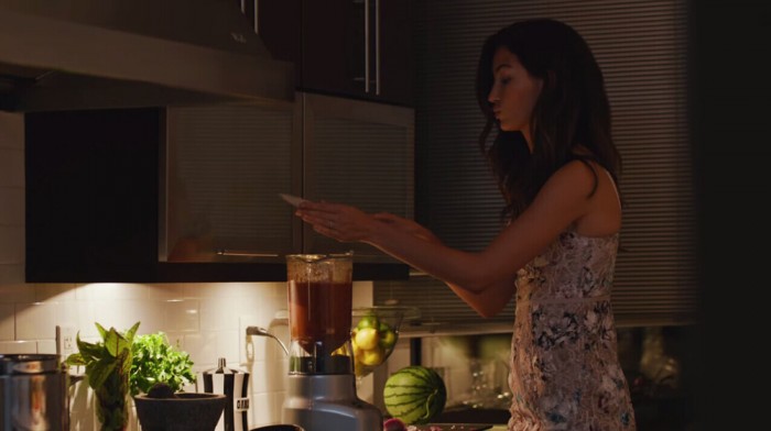 Victoria's Secret Angel Lily Aldridge plays clumsy but cute cook in new short film for the brand in which she - surprise, surprise - ends up in her underwear  3