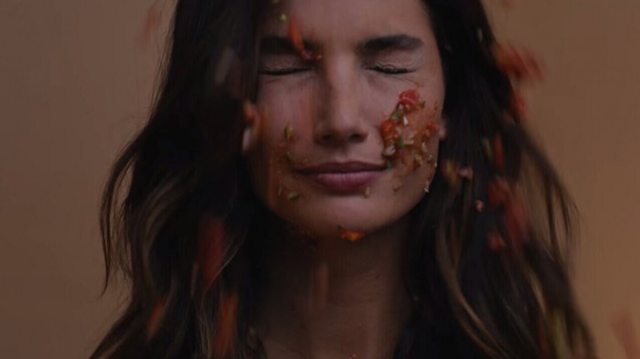 Victoria's Secret Angel Lily Aldridge plays clumsy but cute cook in new short film for the brand in which she - surprise, surprise - ends up in her underwear  4