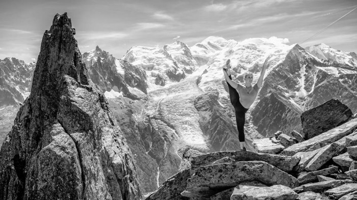 Ballerina Strikes Incredible Poses On Mountain 4