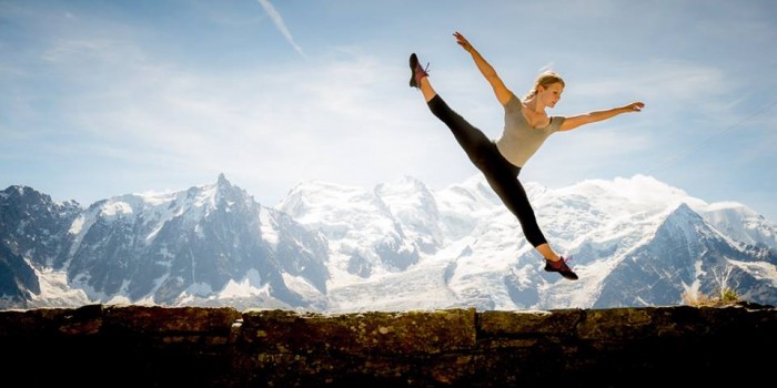 Ballerina Strikes Incredible Poses On Mountain 12