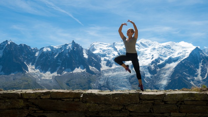 Ballerina Strikes Incredible Poses On Mountain 16