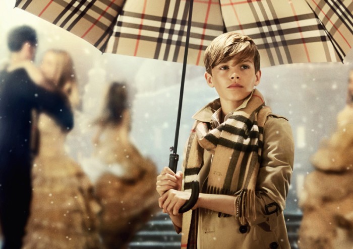 Romeo Beckham Is Back For Burberry's Christmas Campaign 1