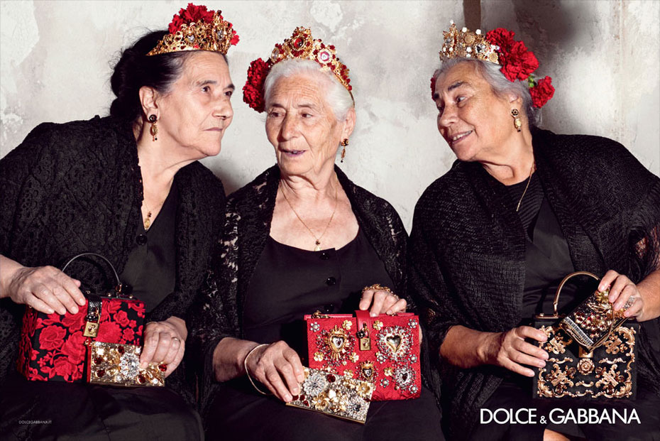 老奶奶們也時髦入鏡！Dolce & Gabbana 2015春夏廣告 5