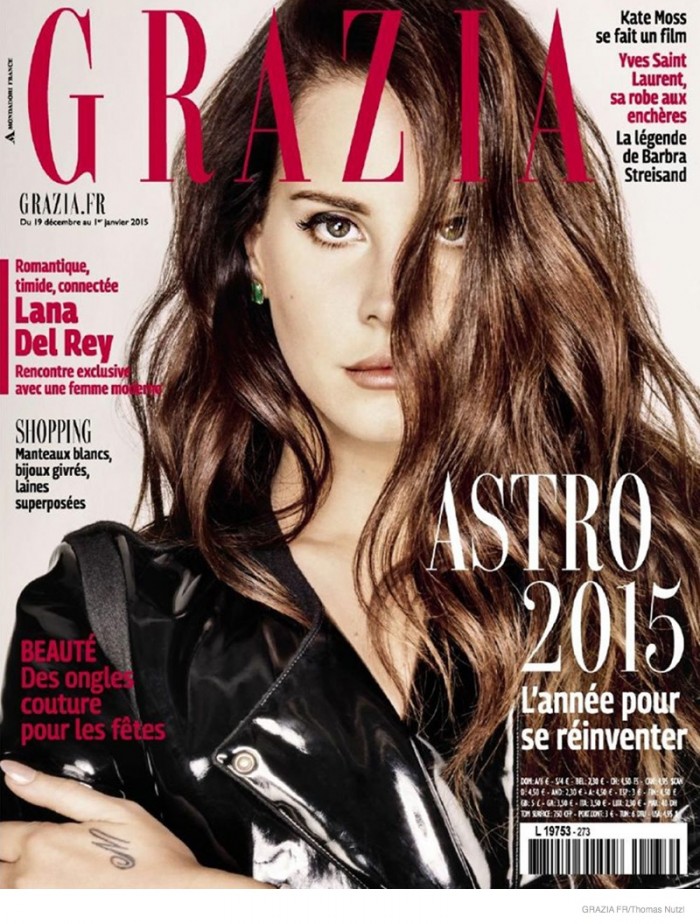 LANA DEL REY TAKES ON CASUAL GLAM STYLE FOR COVER SHOOT OF GRAZIA FRANCE 2