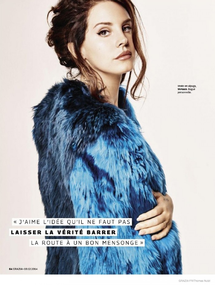 LANA DEL REY TAKES ON CASUAL GLAM STYLE FOR COVER SHOOT OF GRAZIA FRANCE 4