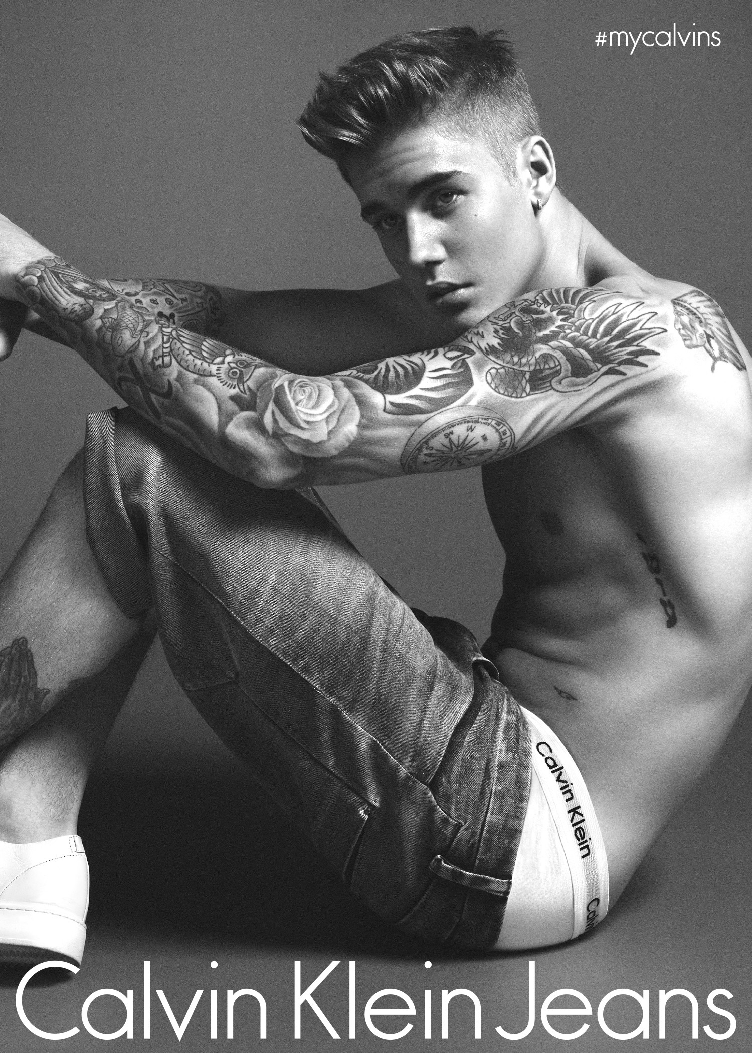 Calvin Klein 2015春夏廣告代言人：Justin Bieber及超模 4
