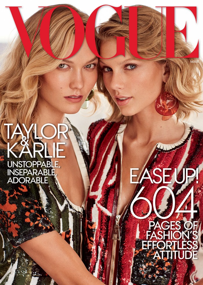 Taylor Swift Karlie Kloss March 2015 Cover 1