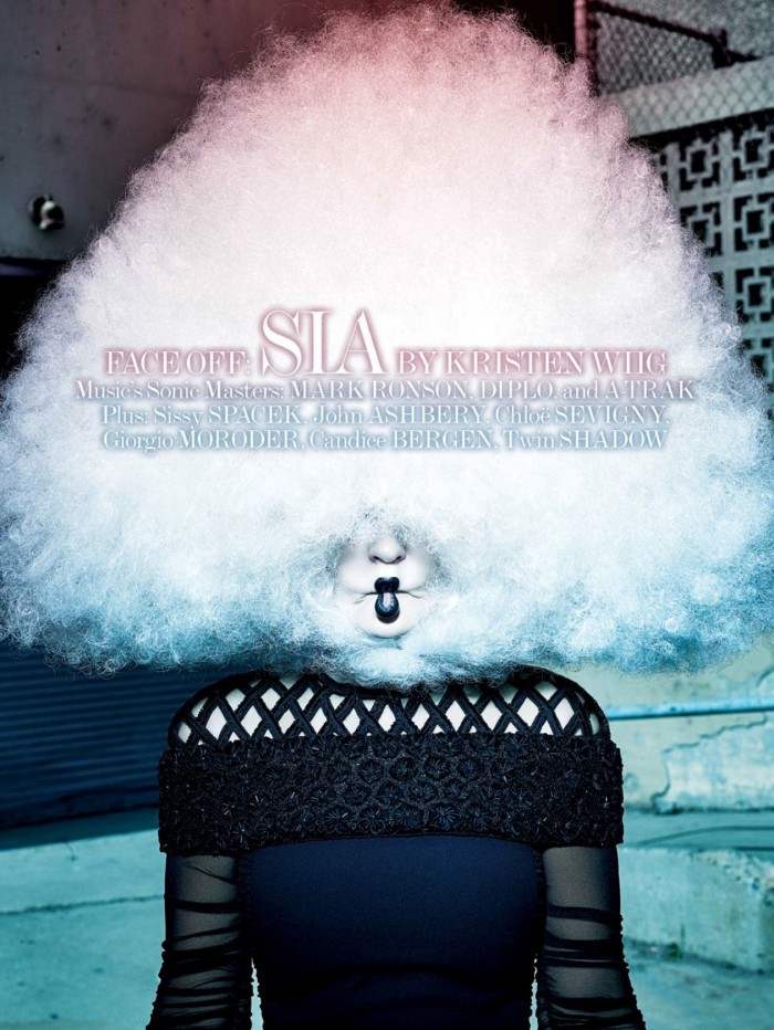 Exclusive: Sia Covers the April Issue of “Interview” 2