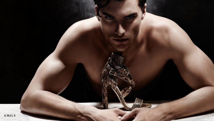 Aurélien Muller Goes Nude for Brian Atwood Spring/Summer 2015 Look Book 2