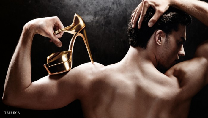 Aurélien Muller Goes Nude for Brian Atwood Spring/Summer 2015 Look Book 7