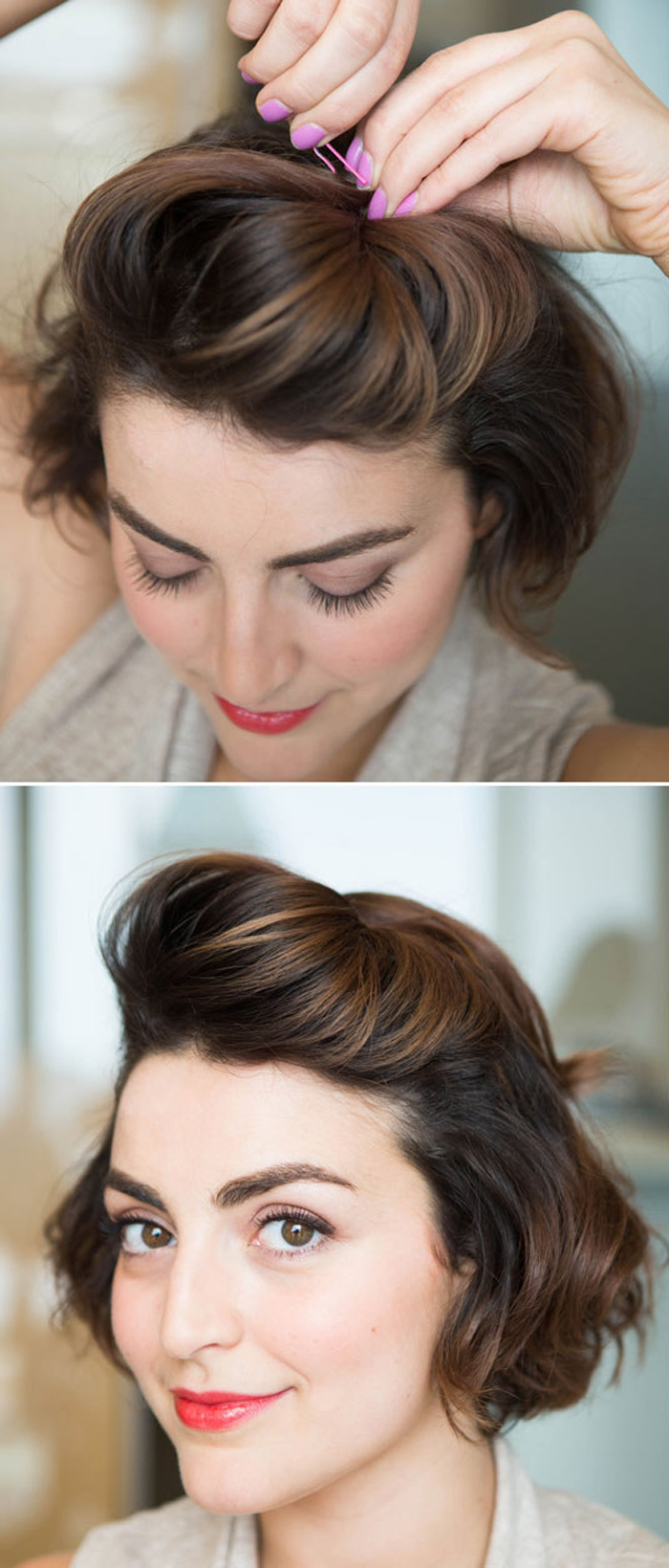 These Hairstyling Hacks Will Get You Through the Awkward Bangs Stages 9