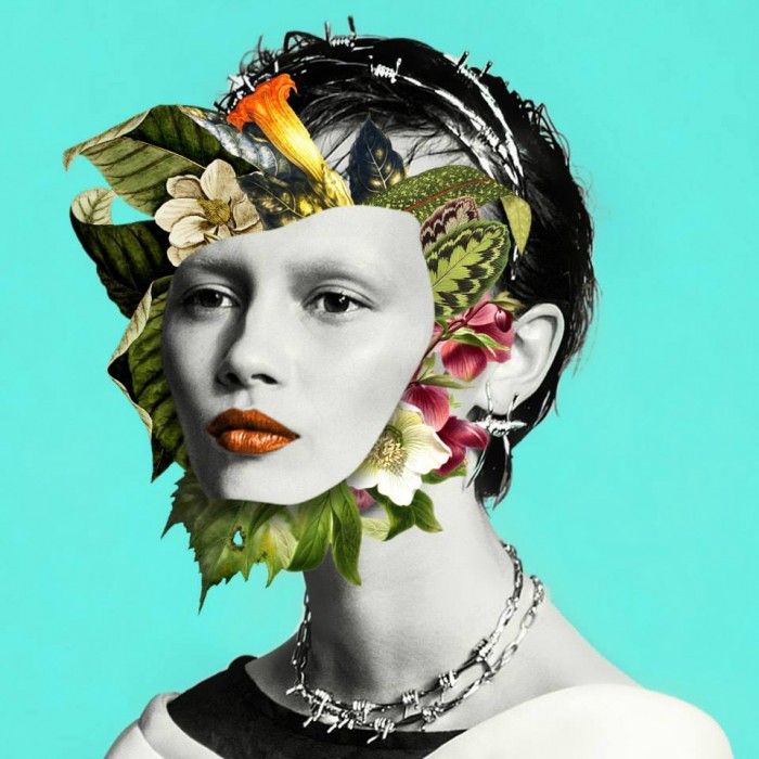 Marcelo Monreal’s Surreal Collages Replace Our Insides With Beautiful Blooms 1