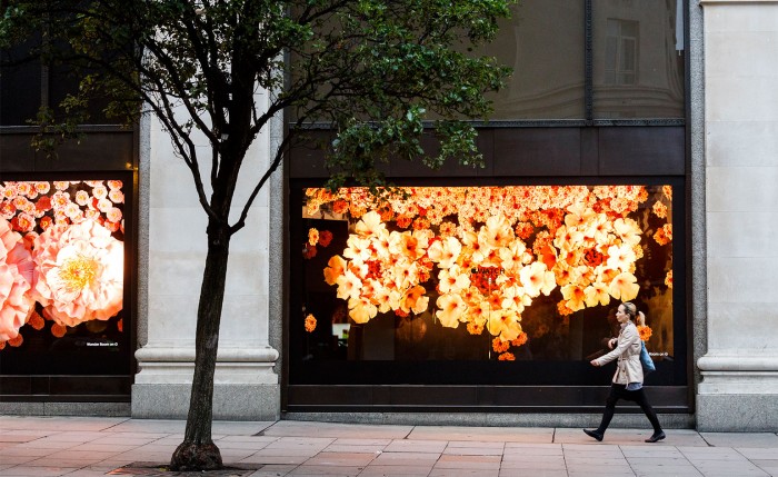 In bloom: Apple stages a floral takeover of Selfridges' windows 7