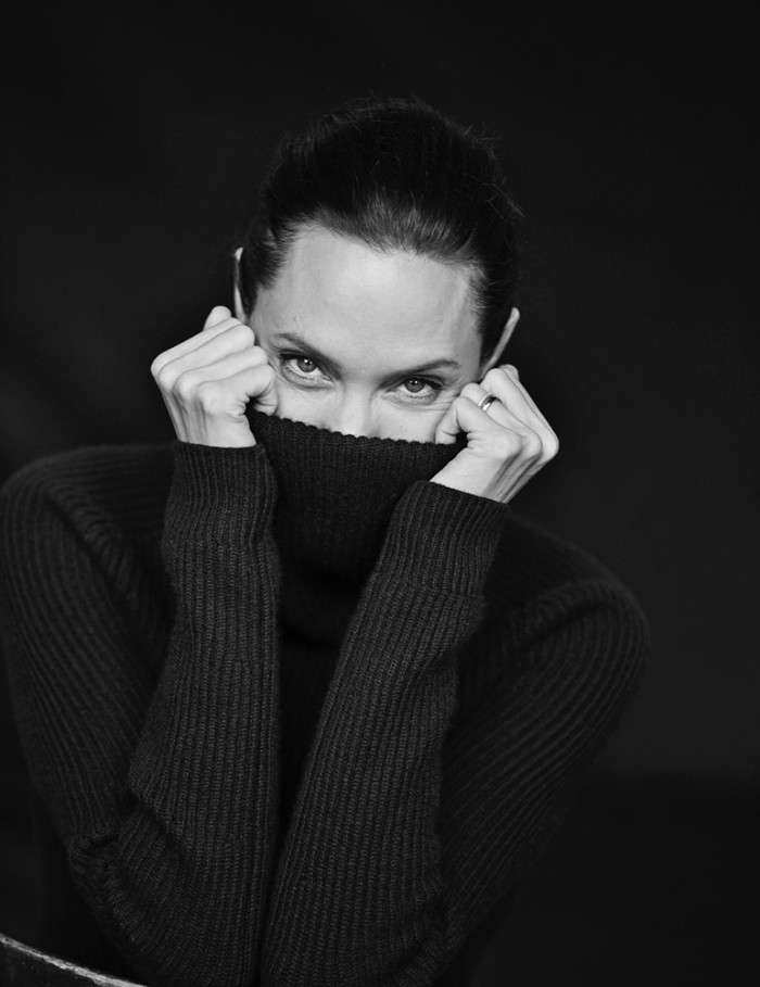 ANGELINA JOLIE POSES FOR PETER LINDBERGH IN WSJ. MAGAZINE Angelina Jolie on WSJ. Magazine November 2015 cover 5