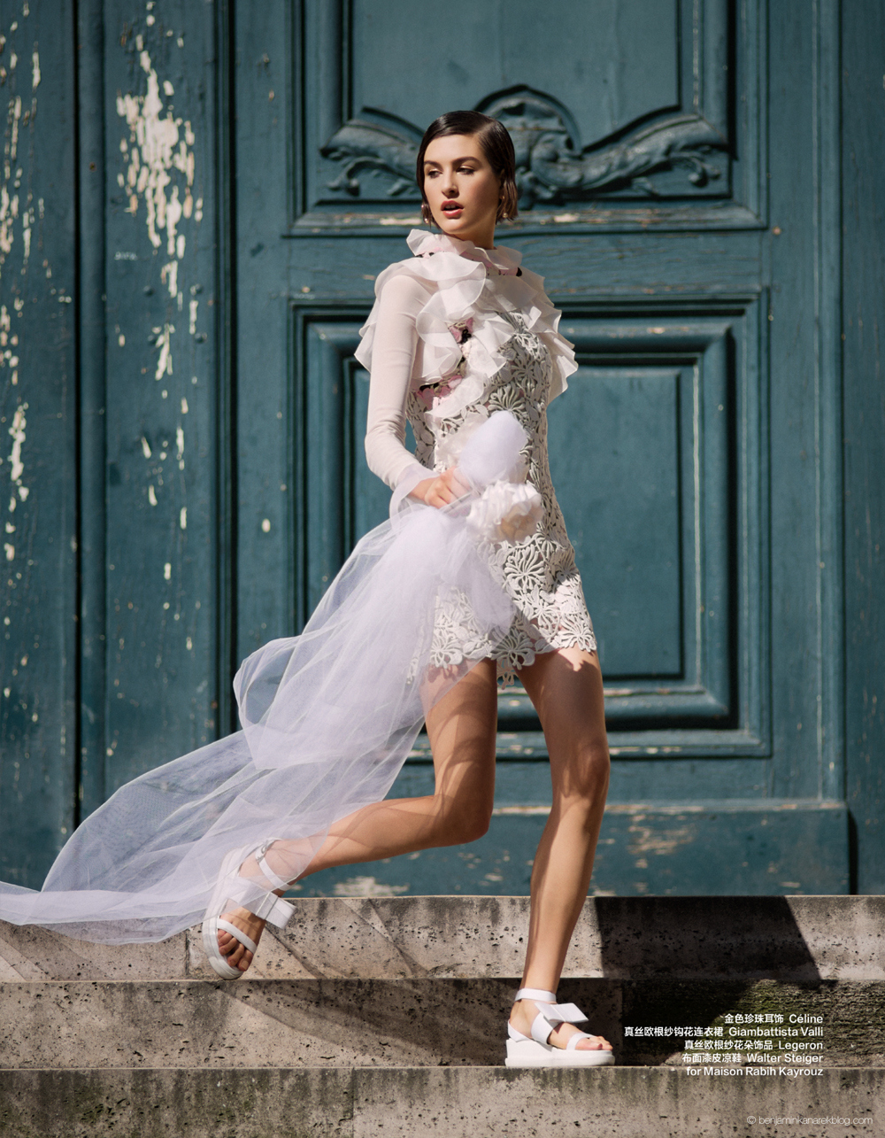 不一樣的摩登婚紗造型：Athena Wilson出鏡中國版《Harper’s Bazaar》 11