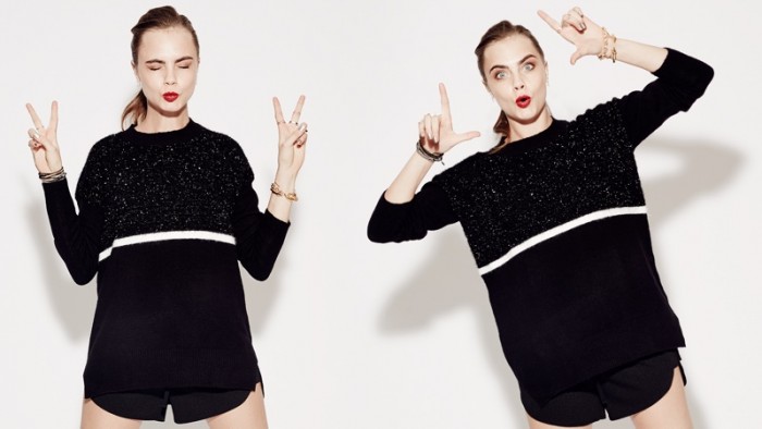 CARA DELEVINGNE HAS SOME HOLIDAY FUN FOR PENSHOPPE 1