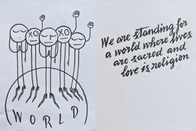 Exclusive Sketches: Designers Stand Behind Paris Amidst Tragedy 6