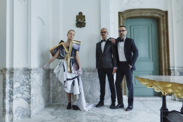 Anine and Iris spotted for ODDA Magazine, Viktor & Rolf Archives 9