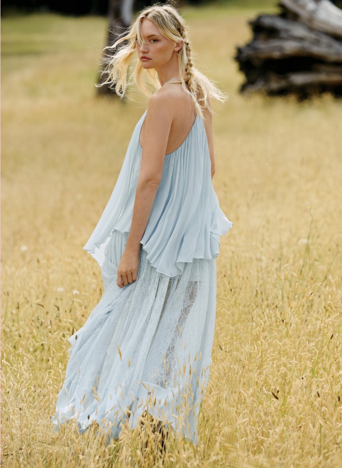 GEMMA WARD STARS IN FREE PEOPLE'S MARCH CAMPAIGN 3