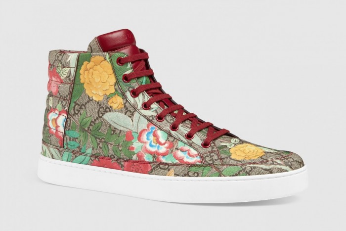 Gucci Drops New Floral Print Sneakers for Spring 2016 6
