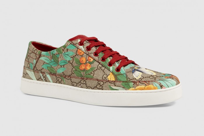 Gucci Drops New Floral Print Sneakers for Spring 2016 11