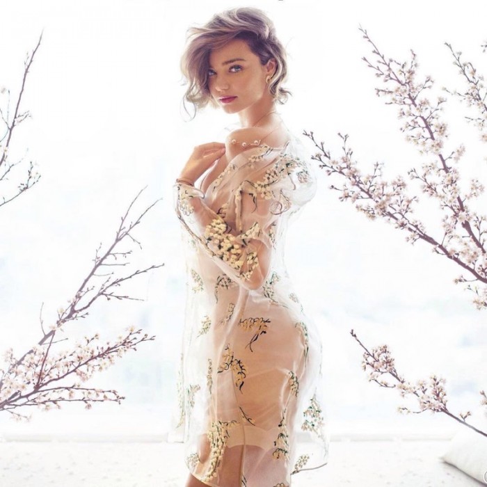 Miranda Kerr is a Sheer Beauty in Grazia China 1