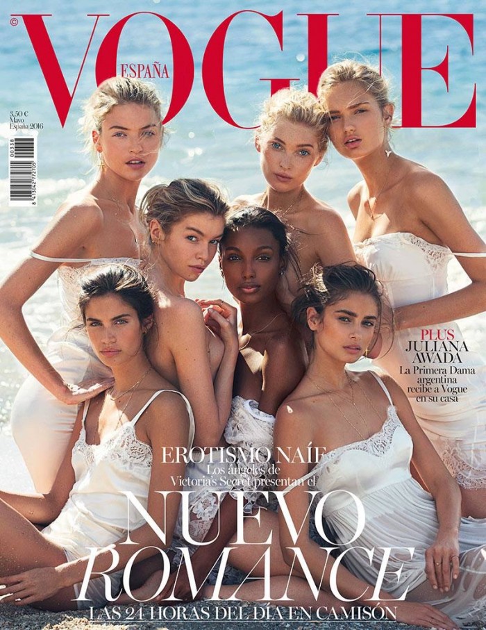 Victoria’s Secret Angels Strip Down for Vogue Spain Cover Story 1
