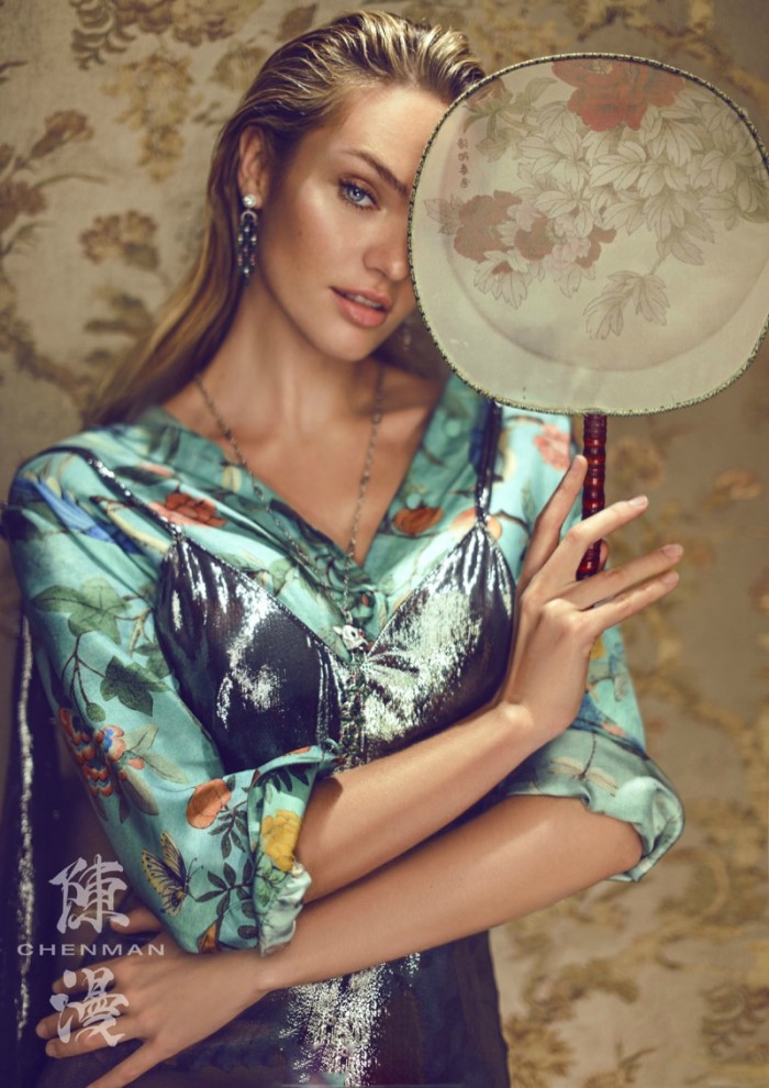 Candice Swanepoel Smolders in Femina China Cover Story 1