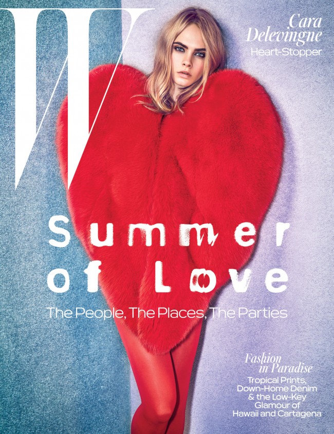 Cara Delevingne is the cover girl For W's June/July Issue 1