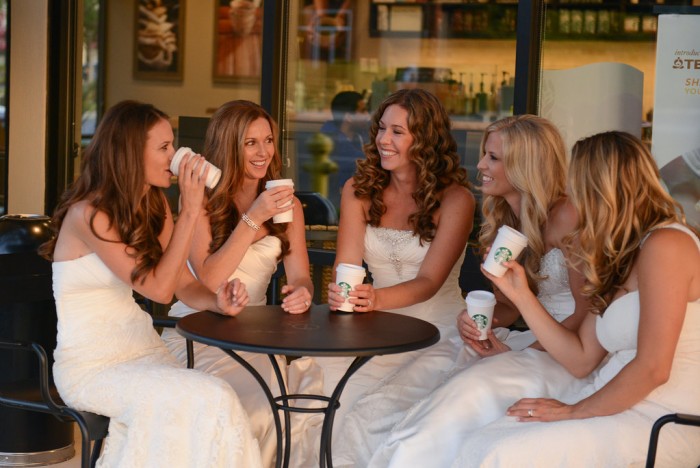 This Sister Wedding Dress Shoot Is the Cutest Idea Ever 10