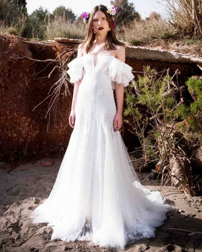 Christos Costarellos Spring 2017 Wedding Dress Collection 13