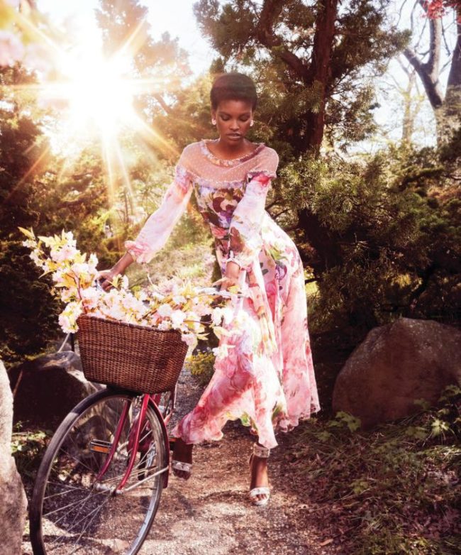 Amilna 'In Bloom' for Harper's Bazaar US 1