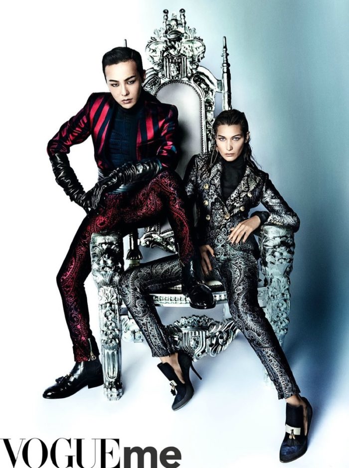 BELLA HADID POSES WITH G-DRAGON FOR VOGUE CHINA ME 3
