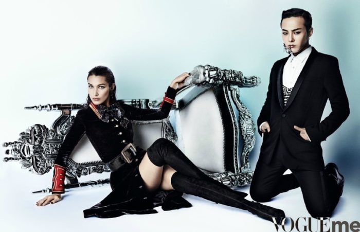 BELLA HADID POSES WITH G-DRAGON FOR VOGUE CHINA ME 4