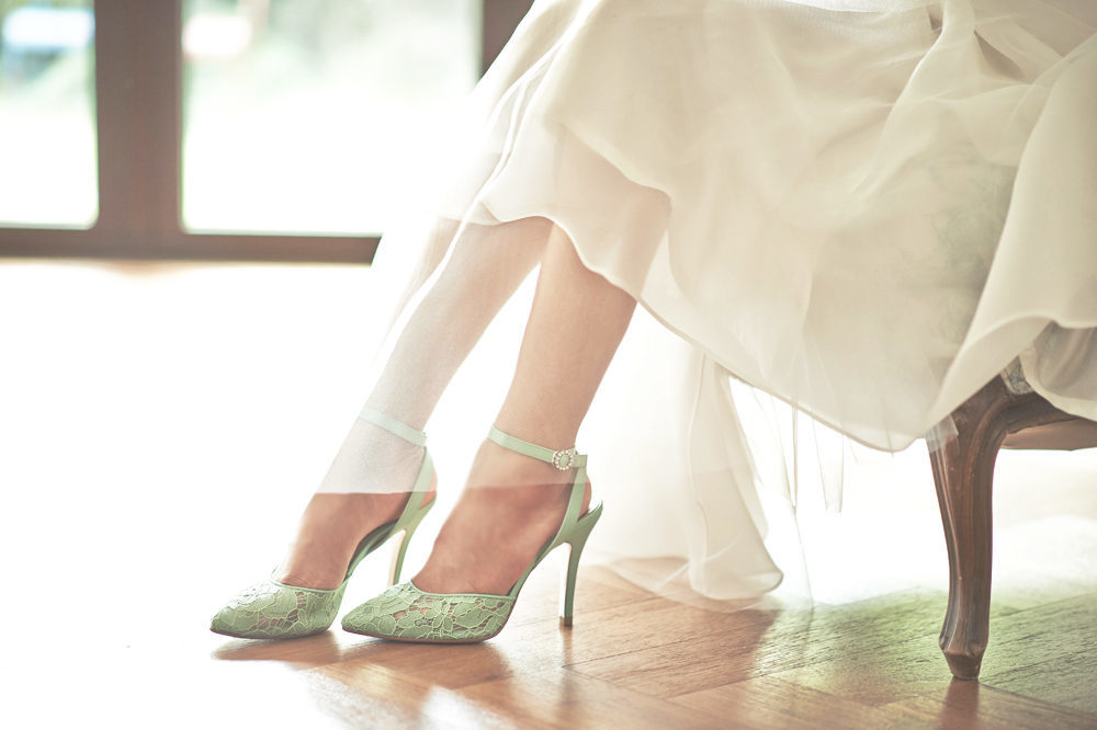 不是白色婚鞋也美麗！各色婚鞋在婚禮上也能大放異彩 23