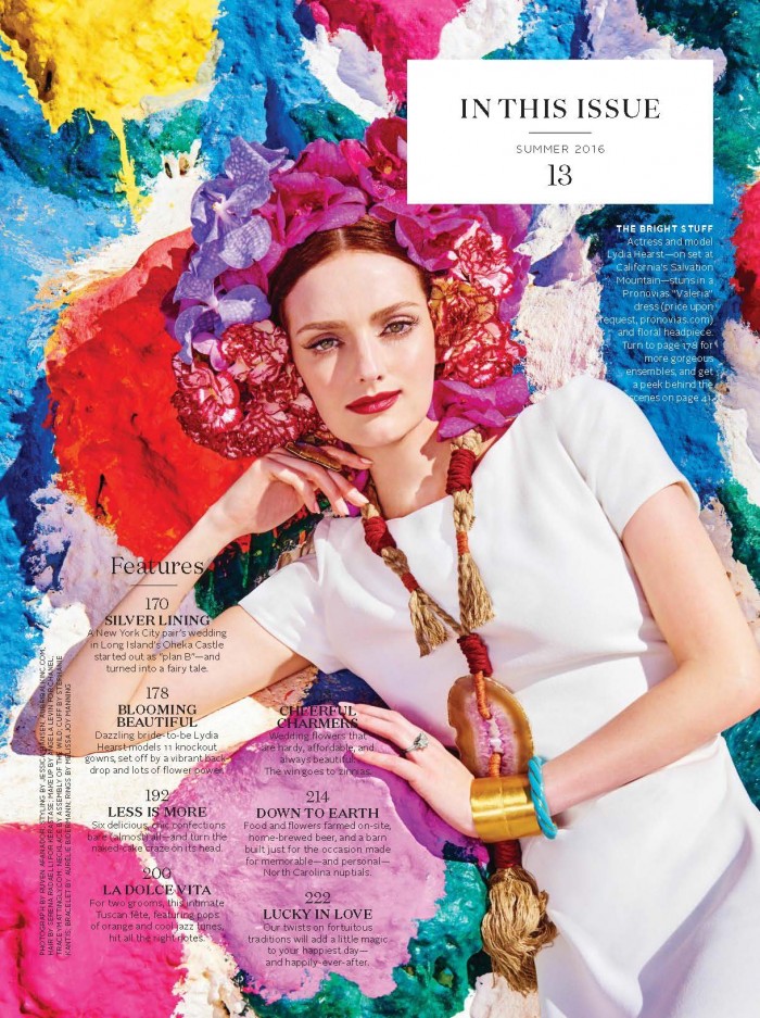 Exclusive: Lydia Hearst Models the Season's Most Beautiful Wedding Dresses 1