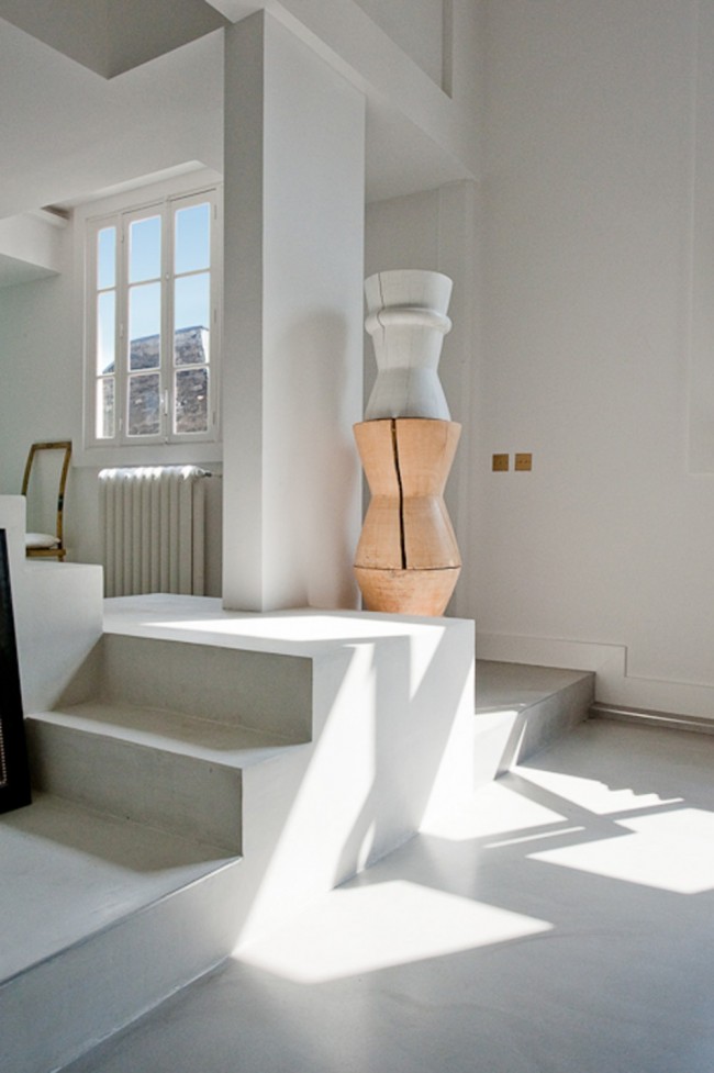 Fashion Designer Yvan Mispelaere Stunning Parisian Loft 13