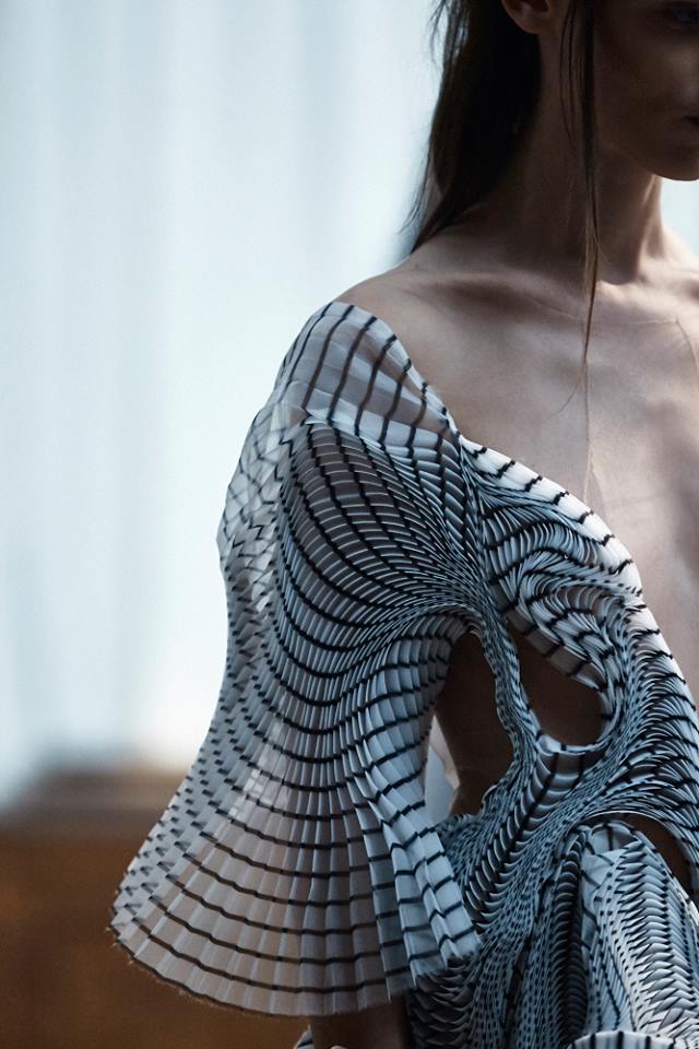 Iris van Herpen Seijaku collection , the creative process of making two Couture dresses. 1