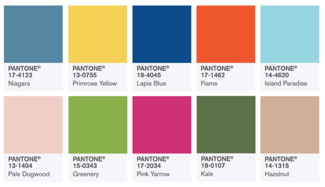 PANTONE Fashion Color Report Spring 2017 1