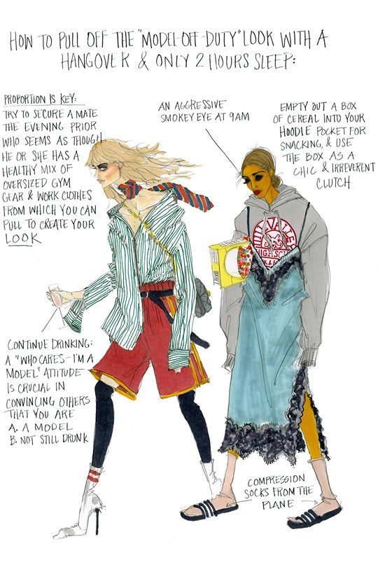 The deadly accurate illustrated guide to Fashion Week 1