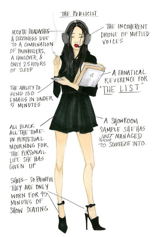 The deadly accurate illustrated guide to Fashion Week 4