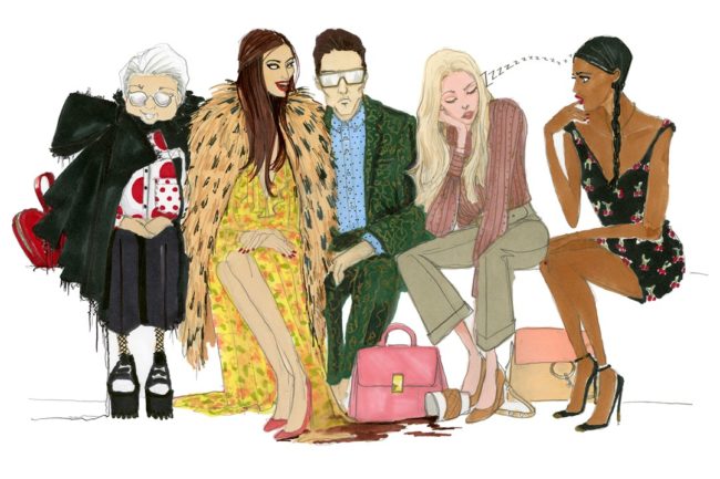 The deadly accurate illustrated guide to Fashion Week 10