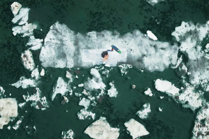 在暖化中的極圈作畫：夏威夷壁畫家Hula與融冰賽跑 1