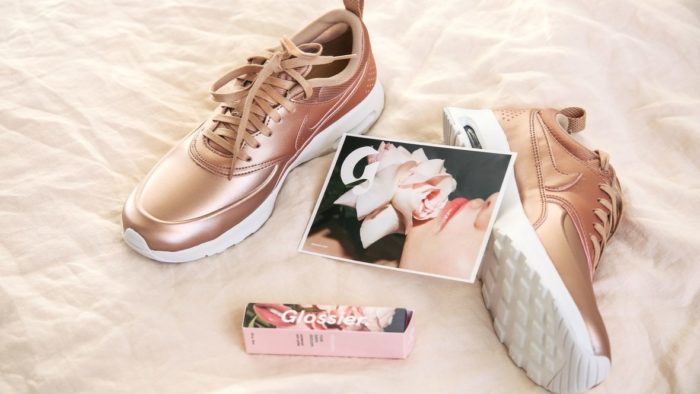 Nike Releases a Rose Gold Athleisure Collection at Bandier 1