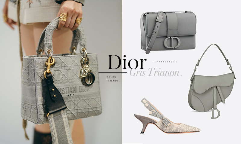 低調卻盡顯優雅氣質：從手袋到鞋履都是這抹「Dior 灰」 ，美得叫人一見