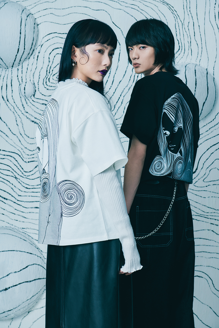 暗黑神秘的「非尋常體驗」：initial X 伊藤潤二「漩渦」服裝系列- The Femin