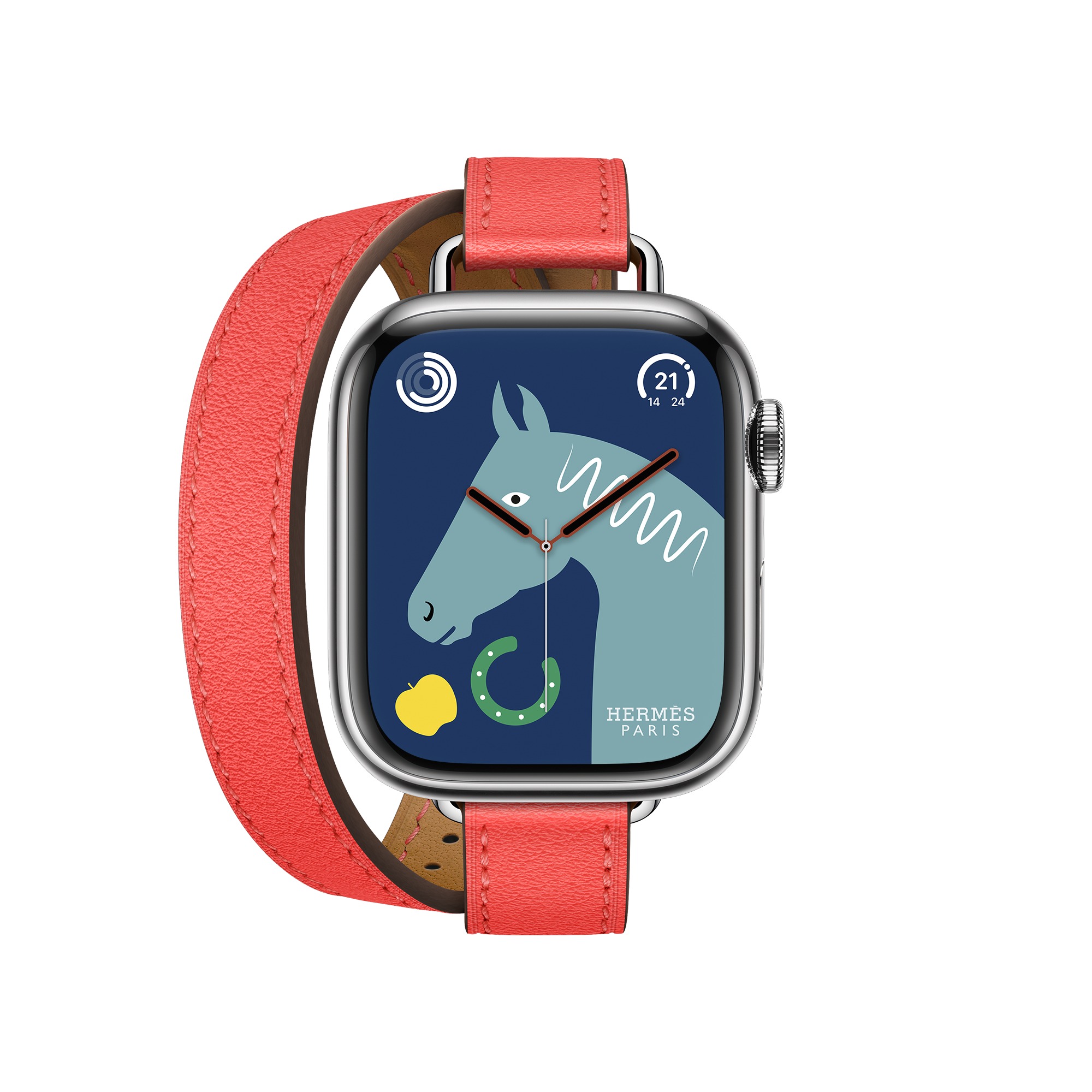 以馬術世界為啟發，融合高科技功能：Hermès 捎來全新 Apple Watch Hermès 8 - The Femin