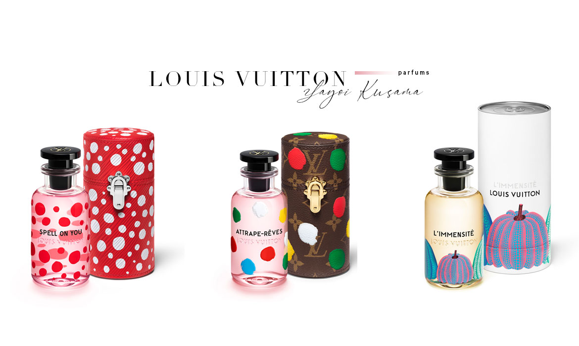 草間彌生的波點熱潮還在持續！Louis Vuitton 釋出第二波聯名香水系列